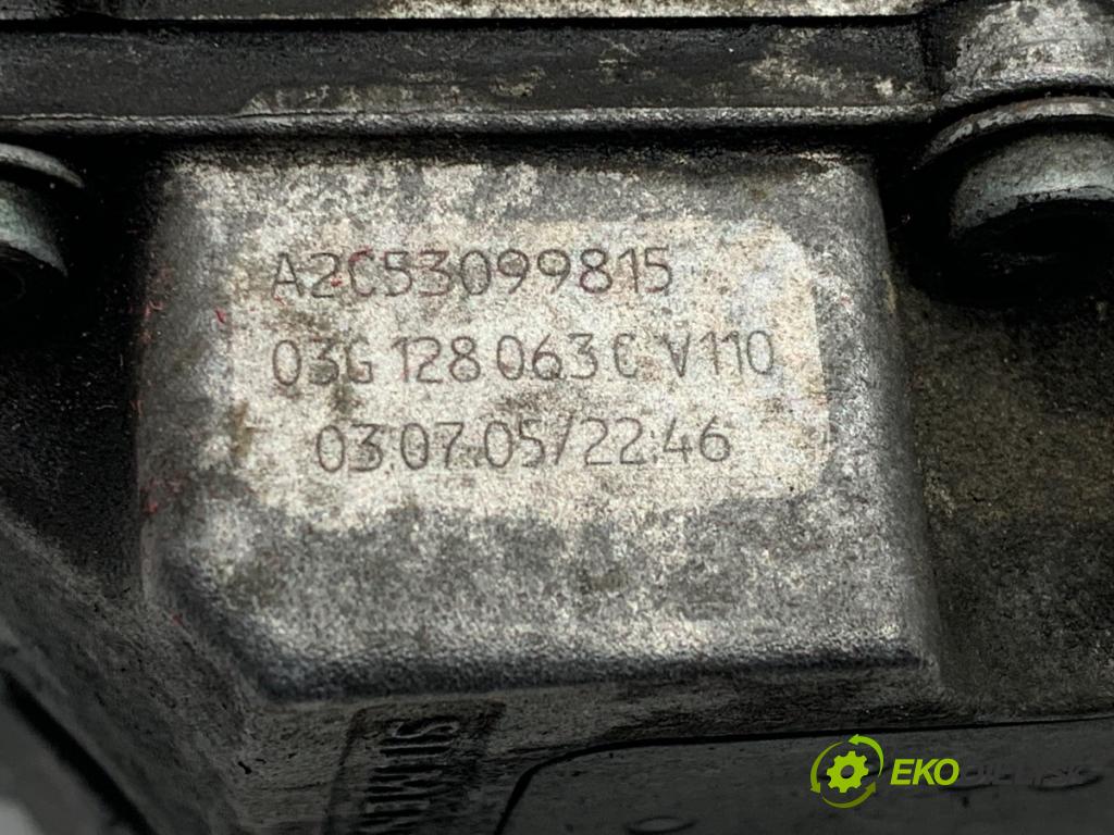 VW TOURAN nadwozie wielkoprzestrzenne (MPV) 2005 77 kW 1.9 TDI 1896 Škrtiaca klapka 03G128063C (Škrtiaca klapka)