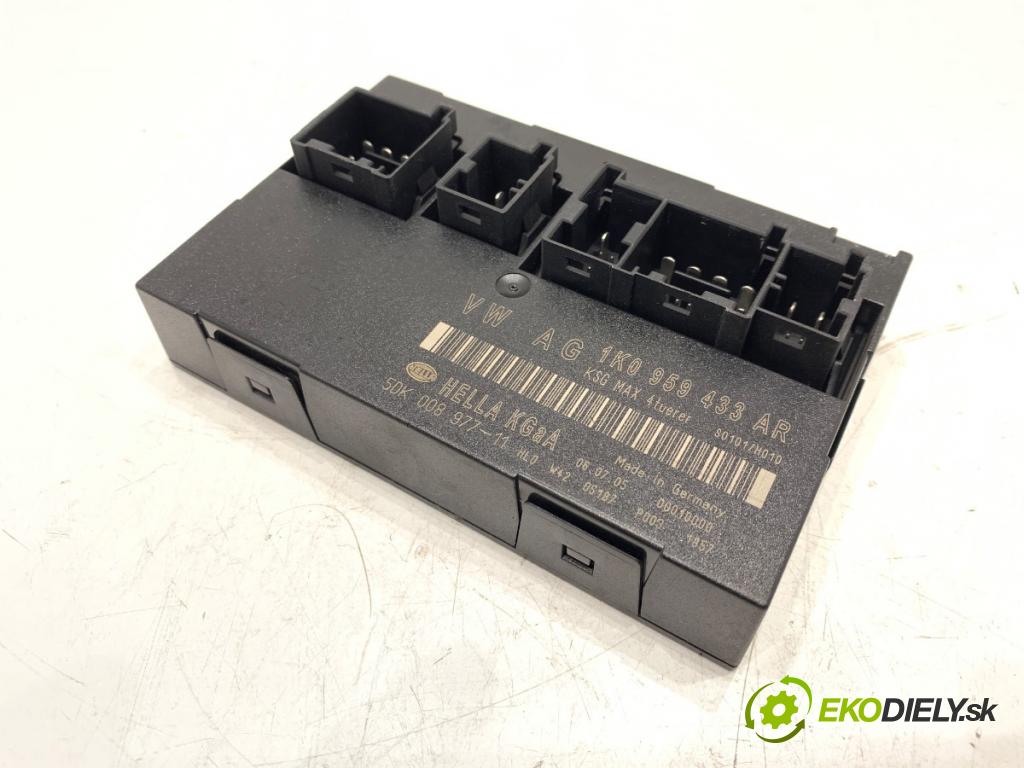 VW TOURAN nadwozie wielkoprzestrzenne (MPV) 2005 77 kW 1.9 TDI 1896 Modul komfortu 1K0959433AR (Modul komfortu)