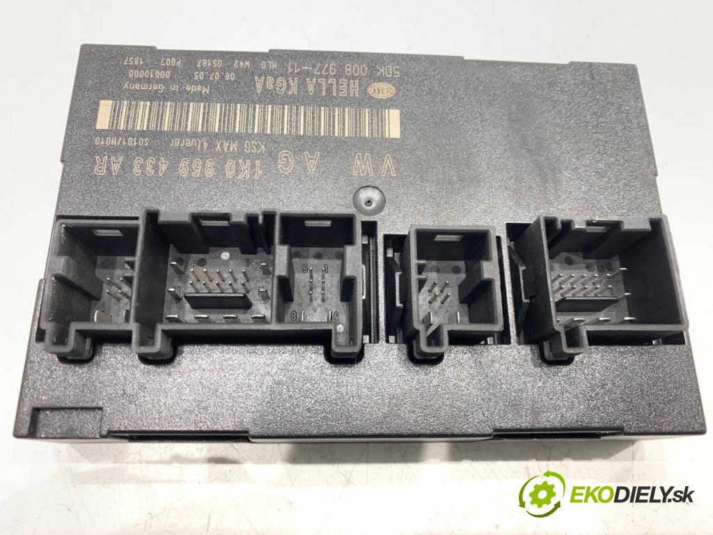 VW TOURAN nadwozie wielkoprzestrzenne (MPV) 2005 77 kW 1.9 TDI 1896 Modul komfortu 1K0959433AR (Modul komfortu)