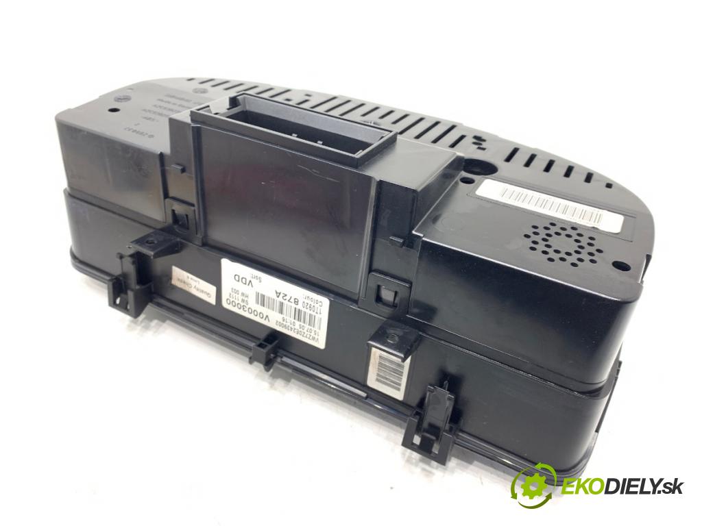 VW TOURAN nadwozie wielkoprzestrzenne (MPV) 2005 77 kW 1.9 TDI 1896 Prístrojovka 1T0920872A (Prístrojová doska)