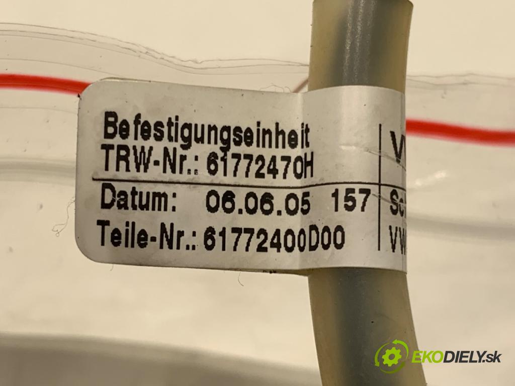 VW TOURAN nadwozie wielkoprzestrzenne (MPV) 2005 77 kW 1.9 TDI 1896 káblovačka silenbloku airbag 1K0971584C