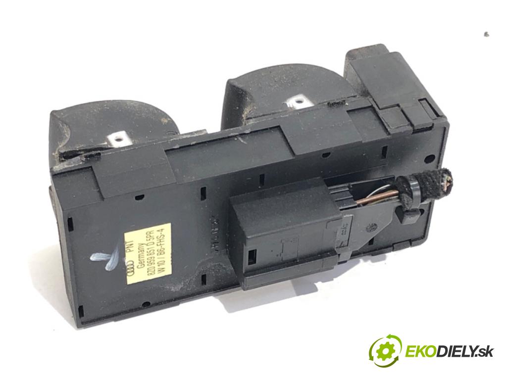 AUDI A4 B6 Kombi 2003 120 kW 2.5 TDI 2496 Prepínač okien 8Z0959851D (Prepínacie páčky pod volantom)