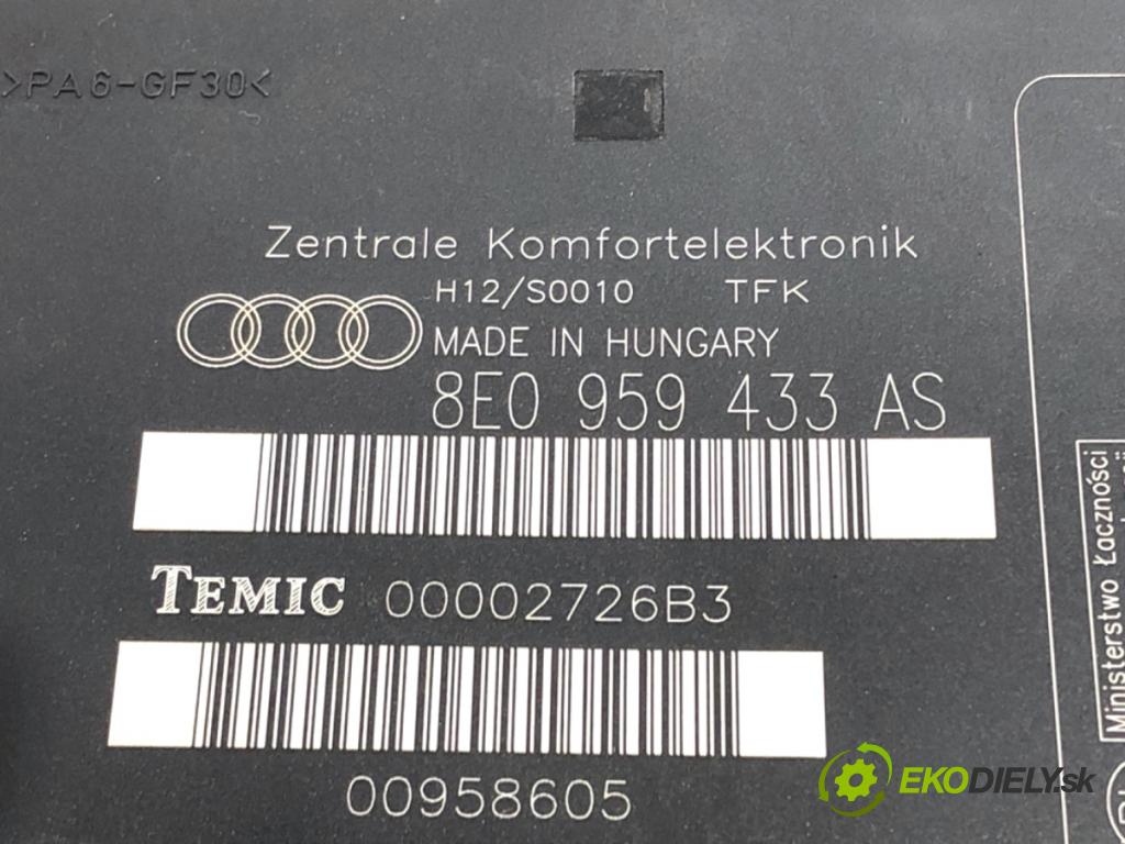 AUDI A4 B6 Kombi 2003 120 kW 2.5 TDI 2496 Modul komfortu 8E0959433AS (Modul komfortu)