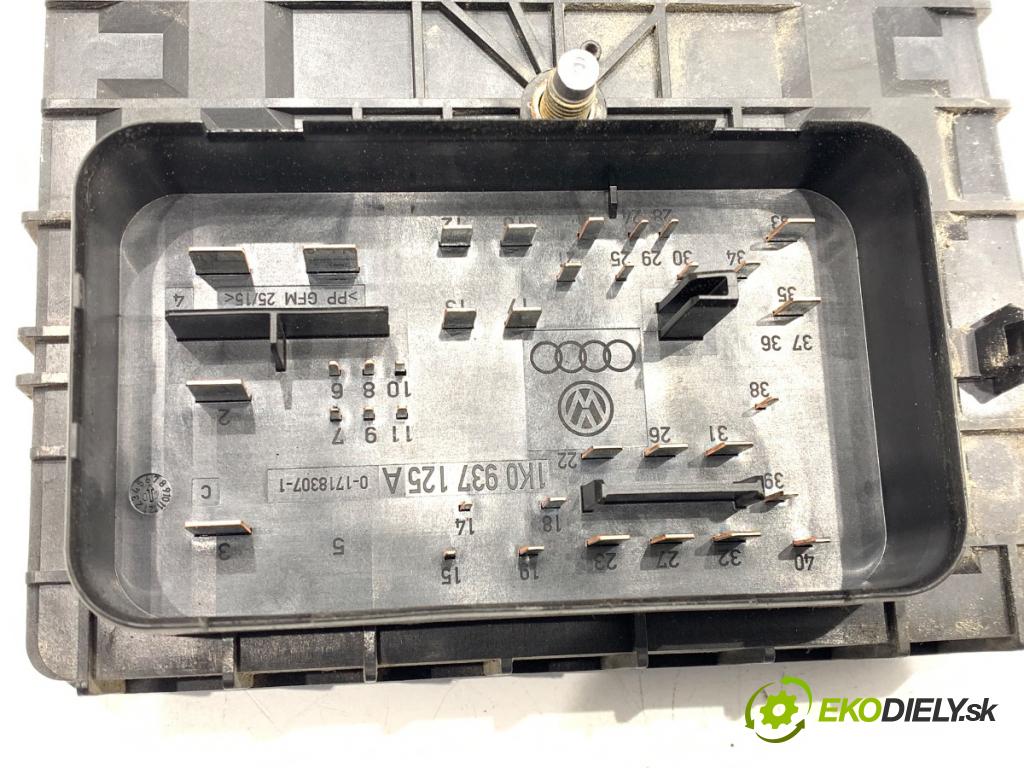 SKODA OCTAVIA II liftback 2007 77 kW 1.9 TDI 1896 skříňka poistková 1K0937125A (Pojistková skříňka)