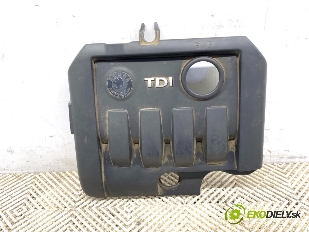 SKODA OCTAVIA II liftback 2007 77 kW 1.9 TDI 1896 Kryt Motor 03G103925BN (Kryt motora)