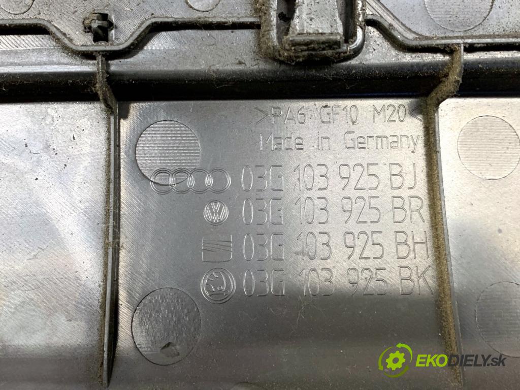 SKODA OCTAVIA II liftback 2007 77 kW 1.9 TDI 1896 Kryt Motor 03G103925BN (Kryt motora)