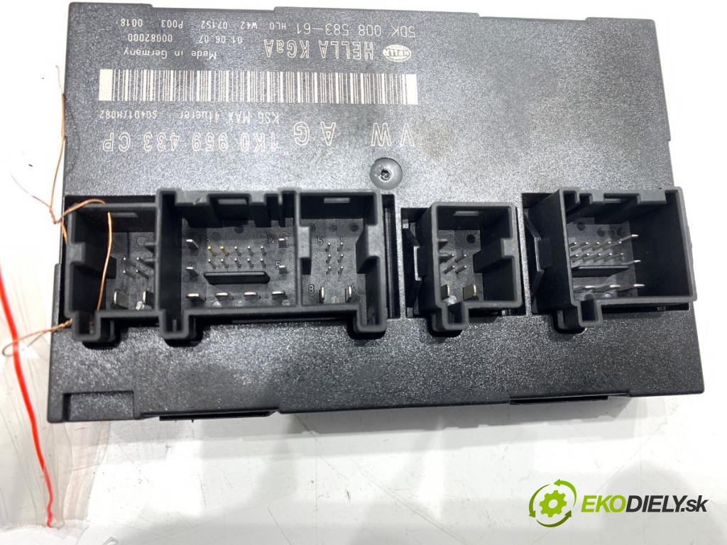 SKODA OCTAVIA II liftback 2007 77 kW 1.9 TDI 1896 Modul komfortu 1K0959433CP (Modul komfortu)