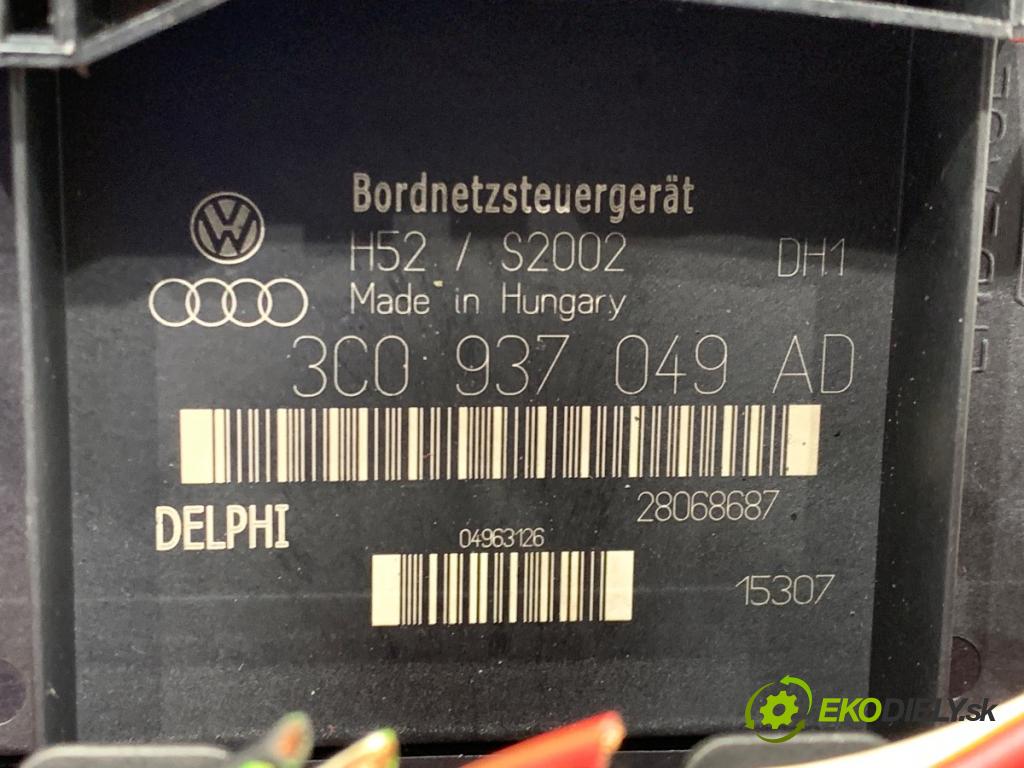 SKODA OCTAVIA II liftback 2007 77 kW 1.9 TDI 1896 Modul BORDNETZ 3C0937049AD (Riadiaca jednotka ostatné)