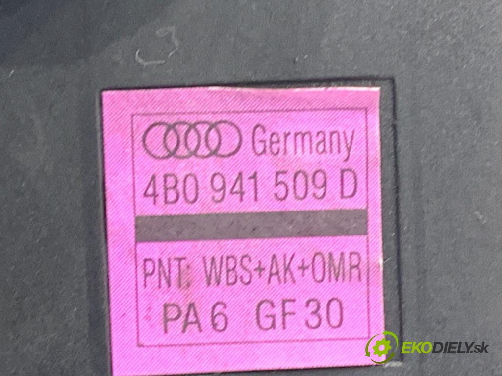 AUDI A6 C5 Kombi 1999 110 kW 2.5 TDI quattro 2496 Spínač svetiel výstražných (núdzových) 4B0941509D (Prepínacie páčky pod volantom)