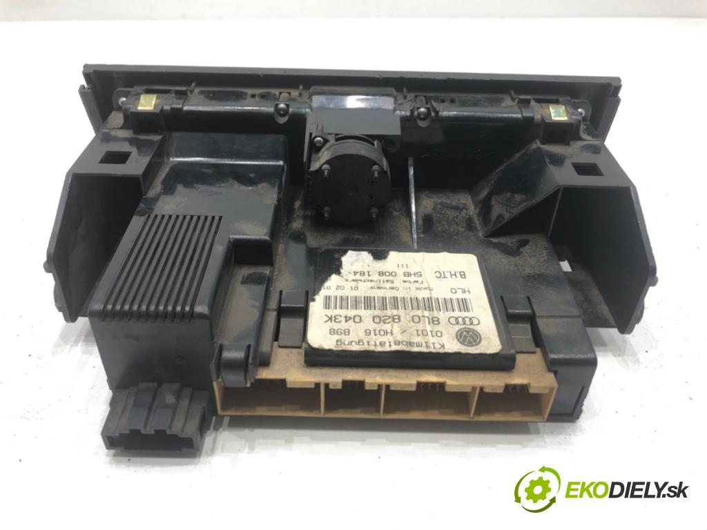 AUDI A3 8L liftback 2002 96 kW 1.9 TDI 1896 Panel ovládania kúrenia 8L0820043K (Prepínacie páčky pod volantom)