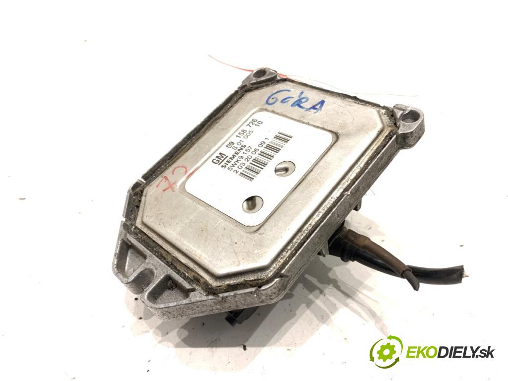 OPEL ZAFIRA A nadwozie wielkoprzestrzenne (MPV)  92 kW 1.8 16V (F75) 1796 riadiaca jednotka Motor 09158726 (Riadiaca jednotka)