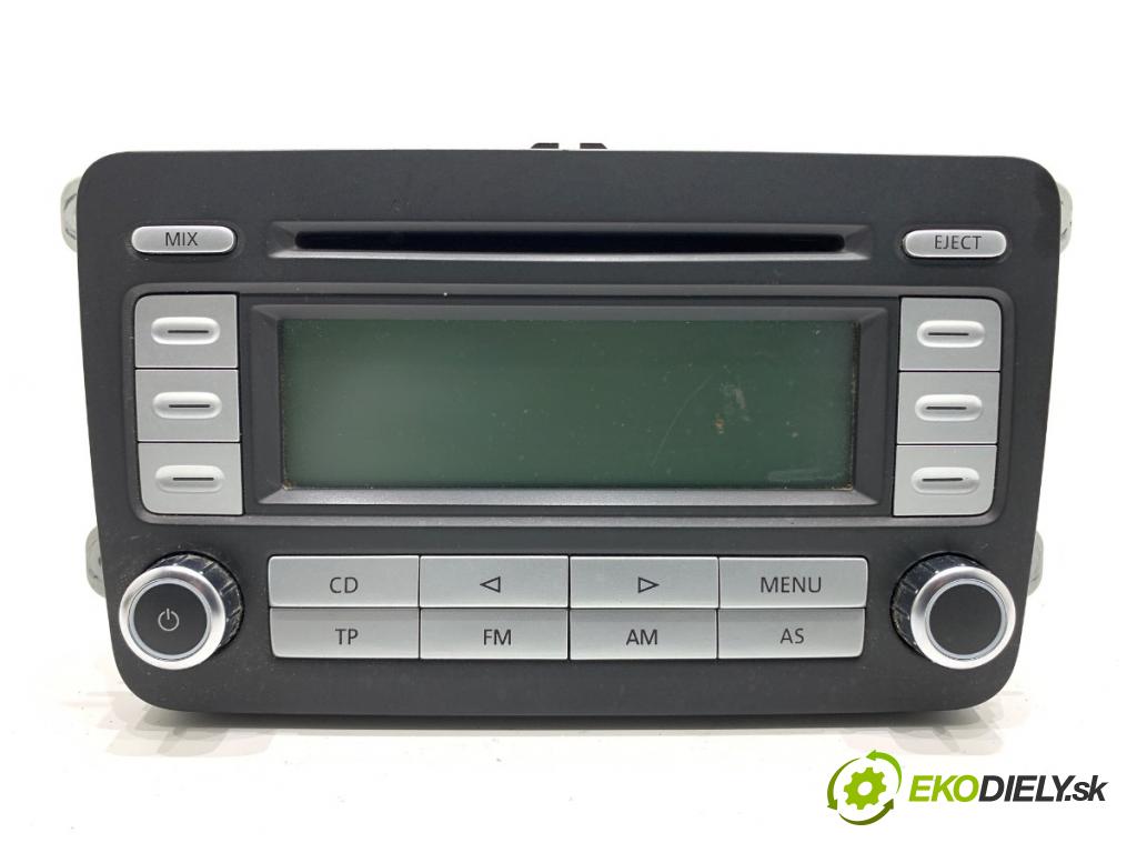 VW TOURAN nadwozie wielkoprzestrzenne (MPV) 2011 103 kW 2.0 TDI 1968 RADIO 1K0035186T (Audio zariadenie)