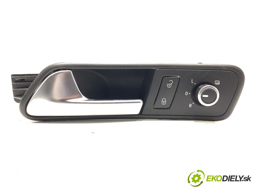 VW TOURAN nadwozie wielkoprzestrzenne (MPV) 2011 103 kW 2.0 TDI 1968 Prepínač nastavenia spätných zrkadiel 1T1959552H (Prepínacie páčky pod volantom)