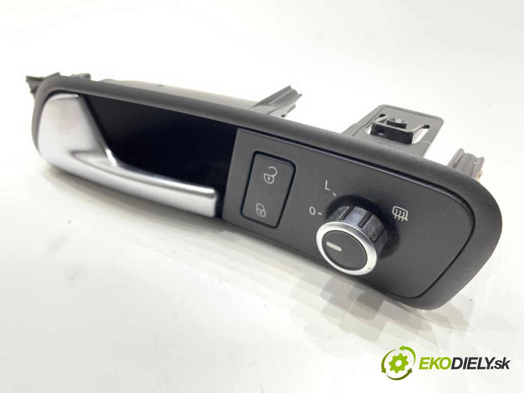 VW TOURAN nadwozie wielkoprzestrzenne (MPV) 2011 103 kW 2.0 TDI 1968 Prepínač nastavenia spätných zrkadiel 1T1959552H (Prepínacie páčky pod volantom)