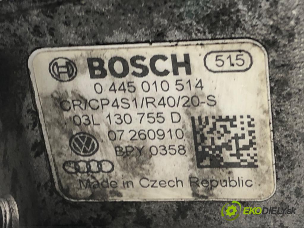 VW TOURAN nadwozie wielkoprzestrzenne (MPV) 2011 103 kW 2.0 TDI 1968 Pumpa vstrekovacia 0445010514 (Vstrekovacie čerpadlo)
