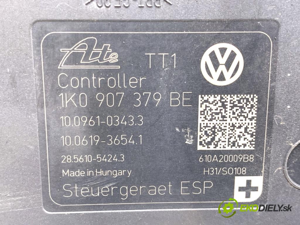 VW TOURAN nadwozie wielkoprzestrzenne (MPV) 2011 103 kW 2.0 TDI 1968 Pumpa ABS 1K0614517CP (Pumpa ABS)