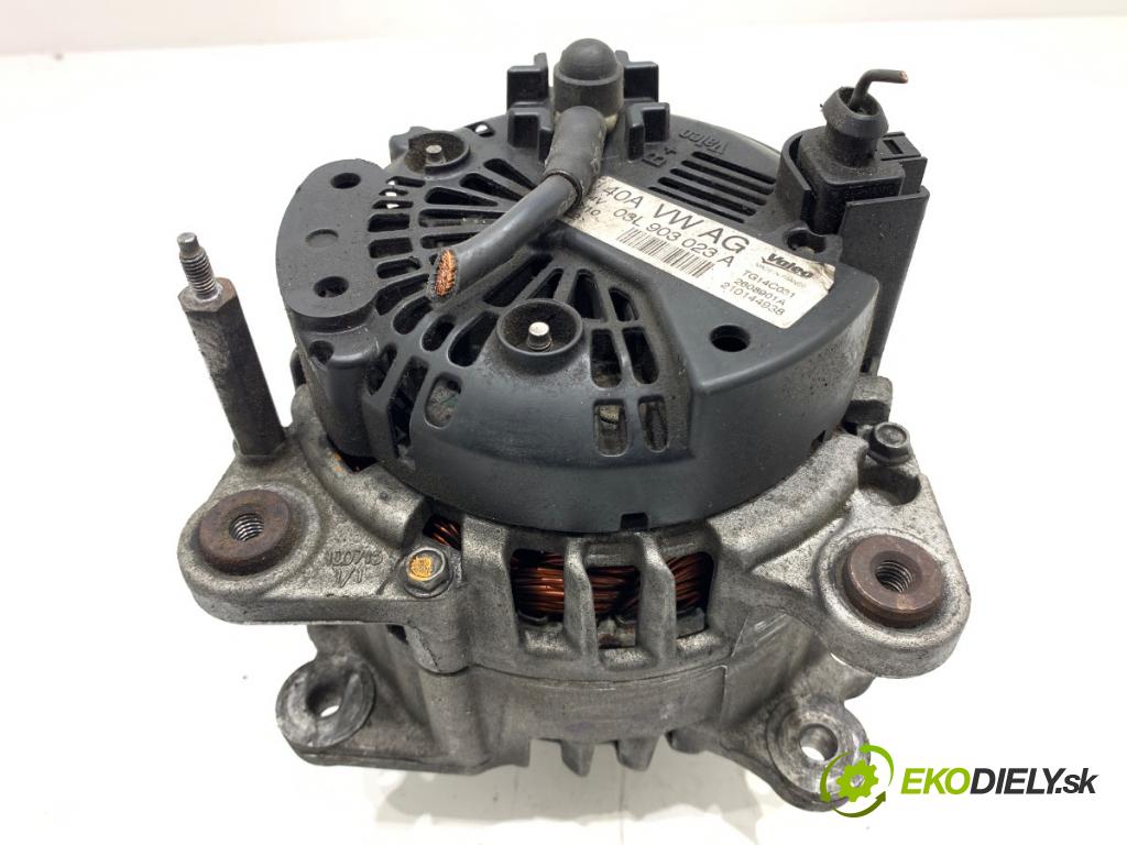 VW TOURAN nadwozie wielkoprzestrzenne (MPV) 2011 103 kW 2.0 TDI 1968 Alternátor 03L903023A (Alternátor)