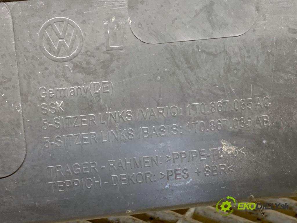 VW TOURAN nadwozie wielkoprzestrzenne (MPV) 2011 103 kW 2.0 TDI 1968 ča kufra levý 1T0867035AC