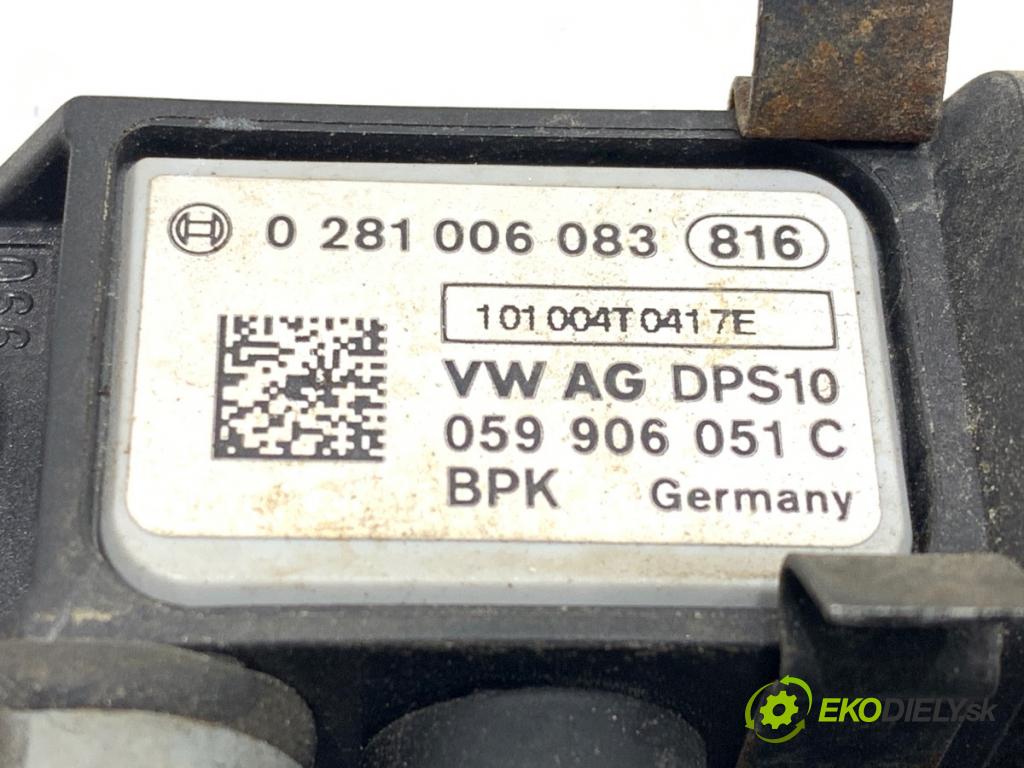 VW TOURAN nadwozie wielkoprzestrzenne (MPV) 2011 103 kW 2.0 TDI 1968 snímač tlaku spalín DPF 0281006083