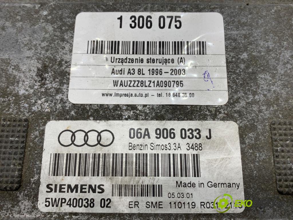 AUDI A3 8L liftback 2002 75 kW 1.6 1595 riadiaca jednotka Motor 06A906033J (Riadiaca jednotka)