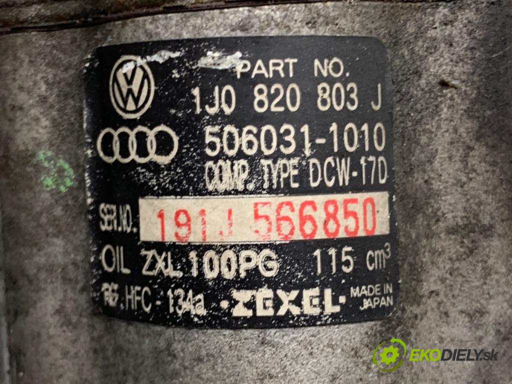 AUDI A3 8L liftback 2002 75 kW 1.6 1595 Kompresor klimatizácie 1J0820803J (Kompresor klimatizácie)