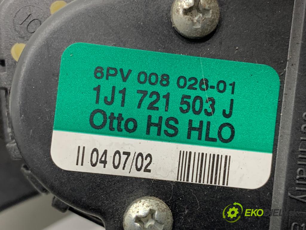 AUDI A3 8L liftback 2002 75 kW 1.6 1595 Potenciometer plynu 1J1721503J (Potenciometer plynového pedálu)