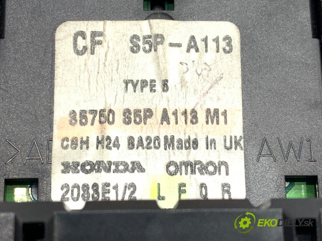 HONDA CIVIC VII liftback 2003 81 kW 1.6 i (EP2) 1590 Prepínač okien 85750-S5P-A113-M1 (Prepínacie páčky pod volantom)