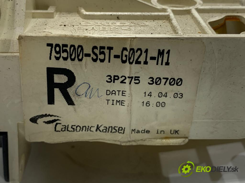 HONDA CIVIC VII liftback 2003 81 kW 1.6 i (EP2) 1590 Panel ovládania kúrenia 79500-S5T-G021-M1 (Prepínacie páčky pod volantom)