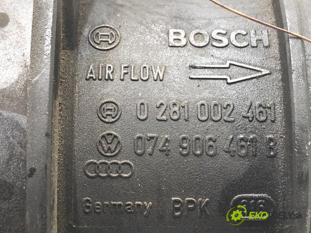 VW PASSAT B6 sedan 2005 103 kW 2.0 TDI 1968 váha vzduchu 0281002461 074906461B (Snímač hmotnosti vzduchu)