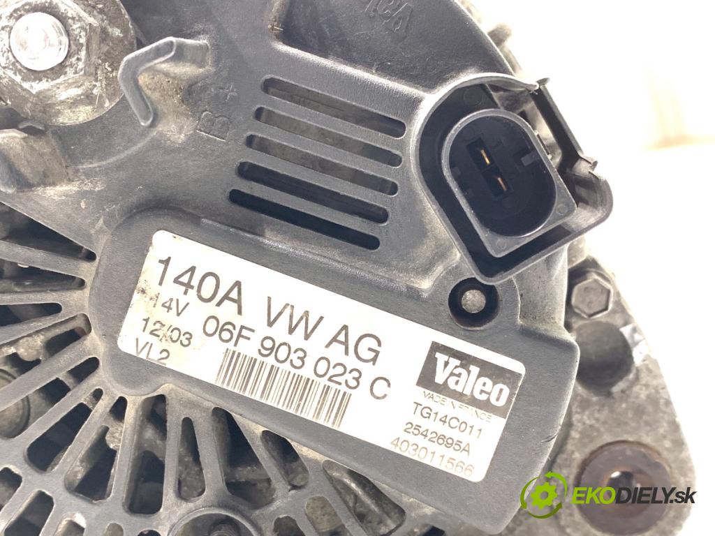 VW PASSAT B6 sedan 2005 103 kW 2.0 TDI 1968 Alternátor 06F903023C (Alternátor)