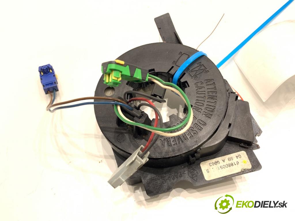 RENAULT SCÉNIC II nadwozie wielkoprzestrzenne (MPV) 2004 88 kW 1.9 dCi (JM0G, JM12, JM1G, JM2C) 1870 kroužek slimák airbag 61880051 (Airbag)