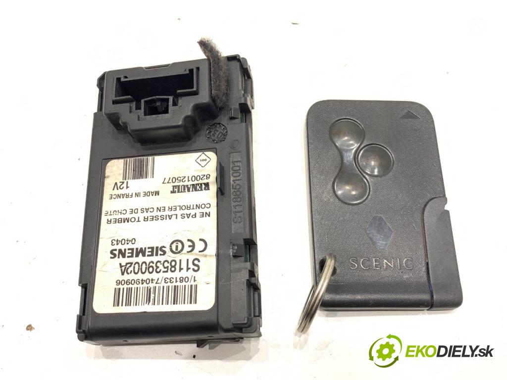 RENAULT SCÉNIC II nadwozie wielkoprzestrzenne (MPV) 2004 88 kW 1.9 dCi (JM0G, JM12, JM1G, JM2C) 1870 spinačka 8200125077 (Spínacia skrinka)