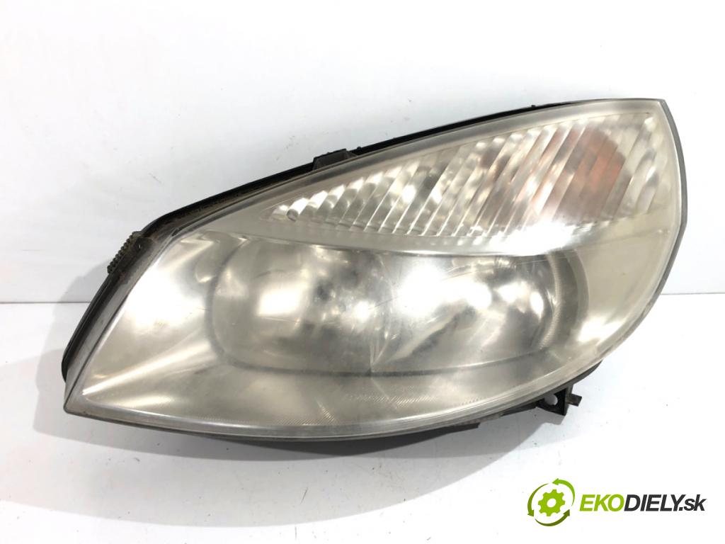 RENAULT SCÉNIC II nadwozie wielkoprzestrzenne (MPV) 2004 88 kW 1.9 dCi (JM0G, JM12, JM1G, JM2C) 1870 světlomet levý přední část 158103-00