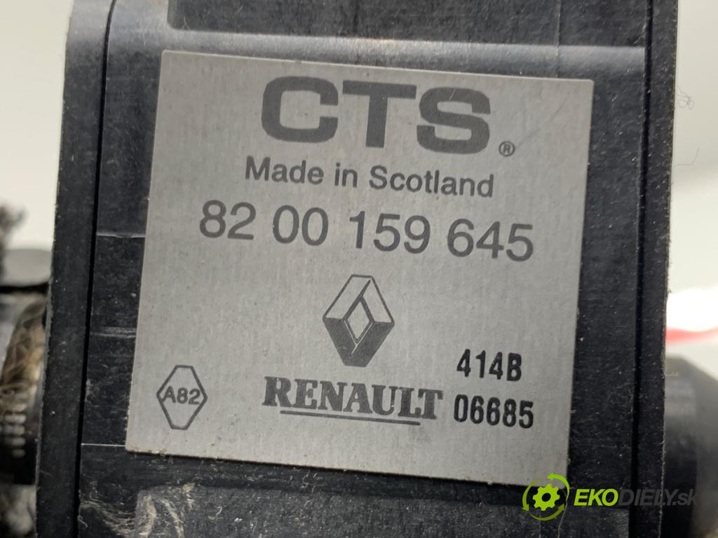 RENAULT SCÉNIC II nadwozie wielkoprzestrzenne (MPV) 2004 88 kW 1.9 dCi (JM0G, JM12, JM1G, JM2C) 1870 Potenciometer plynu 8200159645 (Potenciometer plynového pedálu)