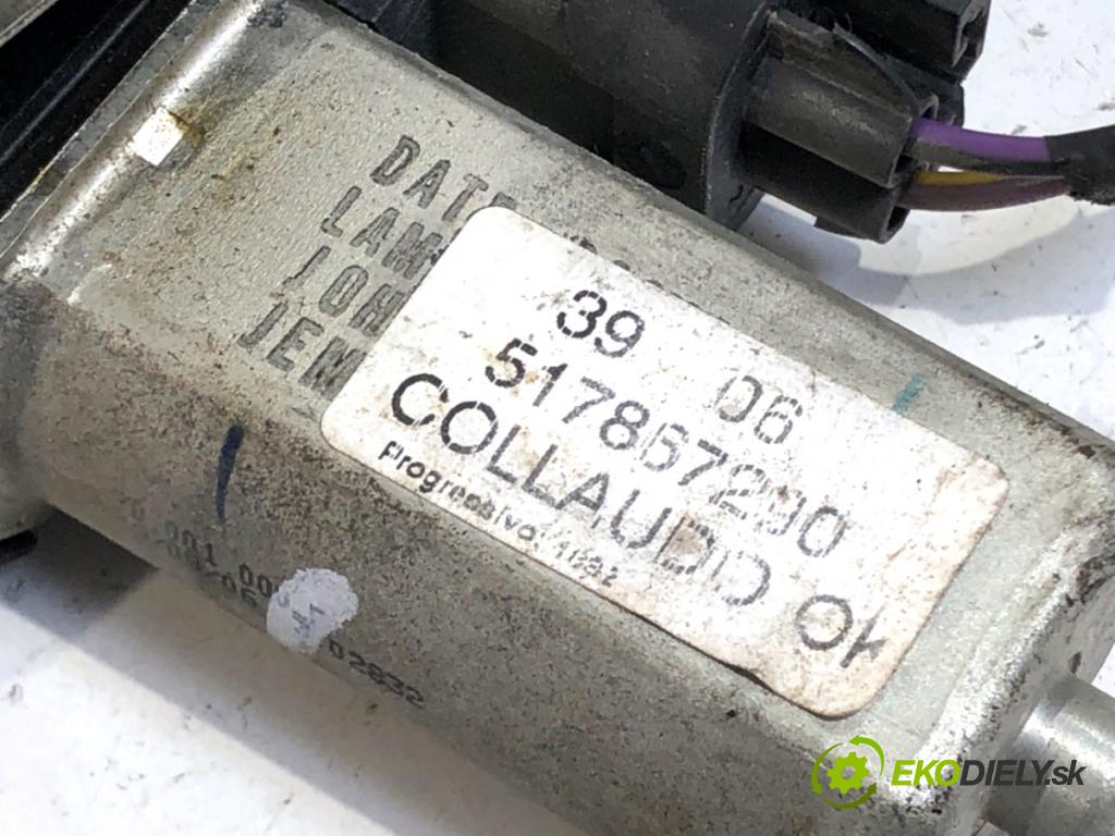 FIAT GRANDE PUNTO liftback 2006 70 kW 1.4 16V (199BXG1B, 199AXG1B) 1368 mechanismus okna levý přední část 517867290
