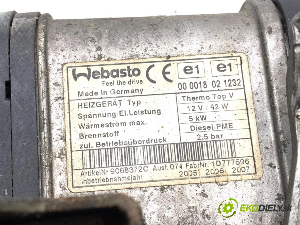 VW PASSAT B6 sedan 2005 103 kW 2.0 TDI 1968 Webasto 3C0815065B (Webasto (nezávislé kúrenie))