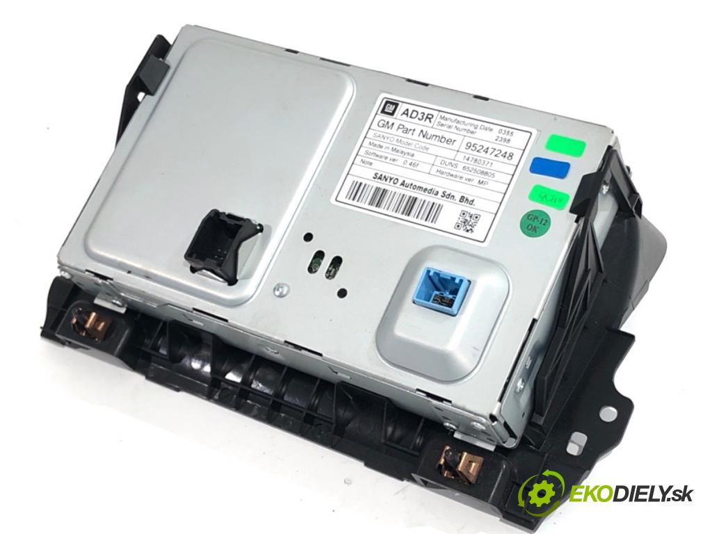 OPEL ZAFIRA C nadwozie wielkoprzestrzenne (MPV) 2015 100 kW 1.6 CDTI (75) 1598 Dislpej 95247248 (Prístrojová doska)