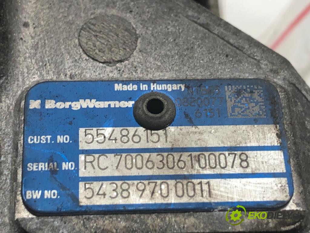 OPEL ZAFIRA C nadwozie wielkoprzestrzenne (MPV) 2015 100 kW 1.6 CDTI (75) 1598 turbo 55486151 (Kompletní turbodmychadlo)