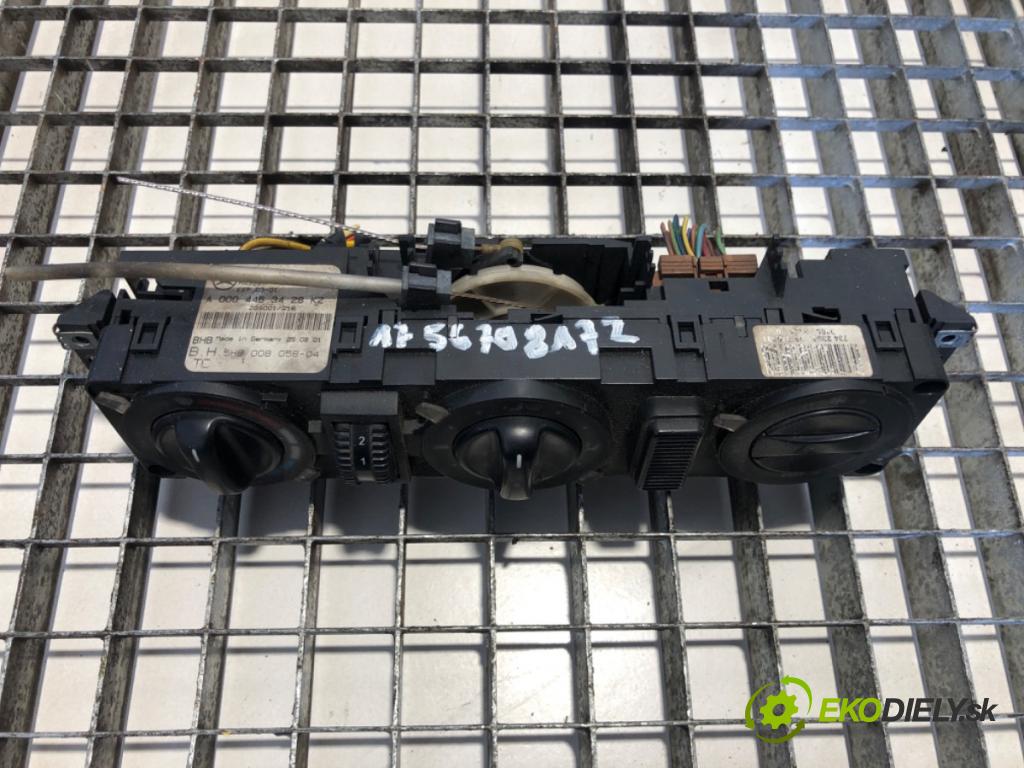 MERCEDES-BENZ W638 Autobus 2001 75 kW 110 CDI 2.2 (638.194) 2148 Panel ovládania kúrenia A0004463428 (Prepínacie páčky pod volantom)