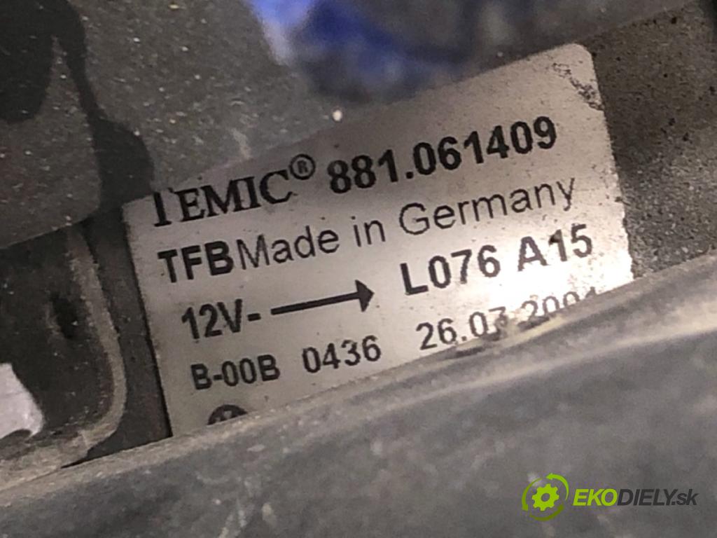 VW GOLF IV Kombi 2001 81 kW 1.9 TDI 1896 ventilátor chladiče 1J0959455B (Ventilátor)