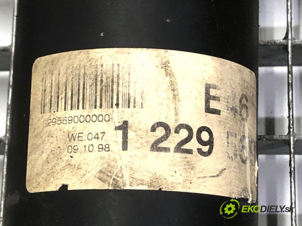 BMW E46 sedan 1998 100 kW 320 d 1951 Kardaň, hriadeľ hnací zad 1229569 (Kardaňový hriadeľ)