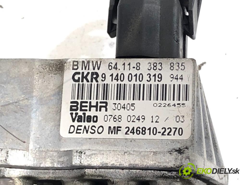 BMW E46 sedan 1998 100 kW 320 d 1951 odpor rezistor topení vzduchu 8383835 (Odpor topení)