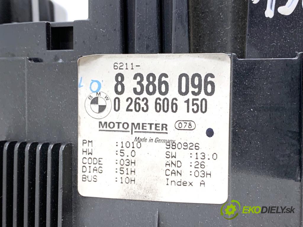 BMW E46 sedan 1998 100 kW 320 d 1951 Prístrojovka 8386096 (Prístrojová doska)