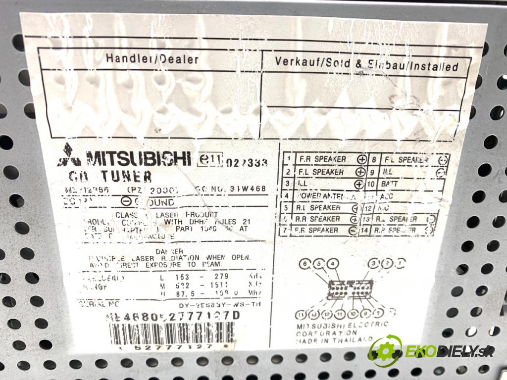 MITSUBISHI COLT VI liftback 2005 55 kW 1.1 1124 RADIO  (Audio zariadenie)