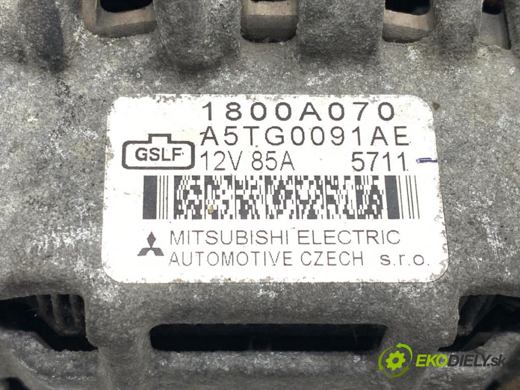 MITSUBISHI COLT VI liftback 2005 55 kW 1.1 1124 Alternátor A5TG0091AE (Alternátor)