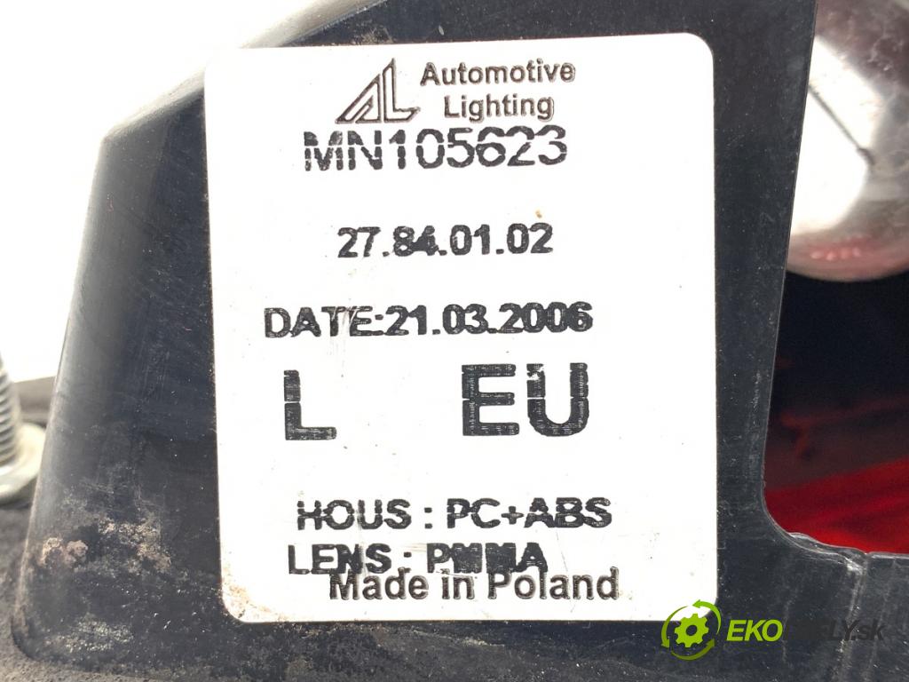 MITSUBISHI COLT VI liftback 2005 55 kW 1.1 1124 světlo zadní část levá strana vnitřní MN105623 (Klika dveří ostatní)