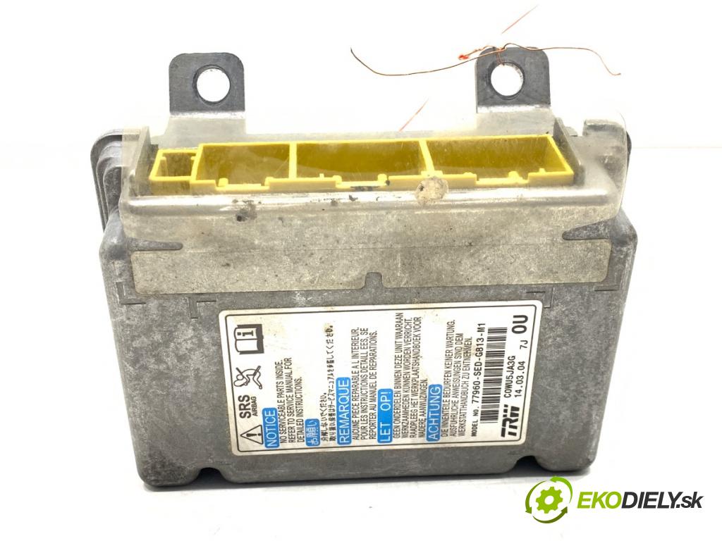 HONDA ACCORD VII Kombi 2004 114 kW 2.0 (CM1) 1998 senzor airbag 77960-SED-E821-M1 (Snímač)