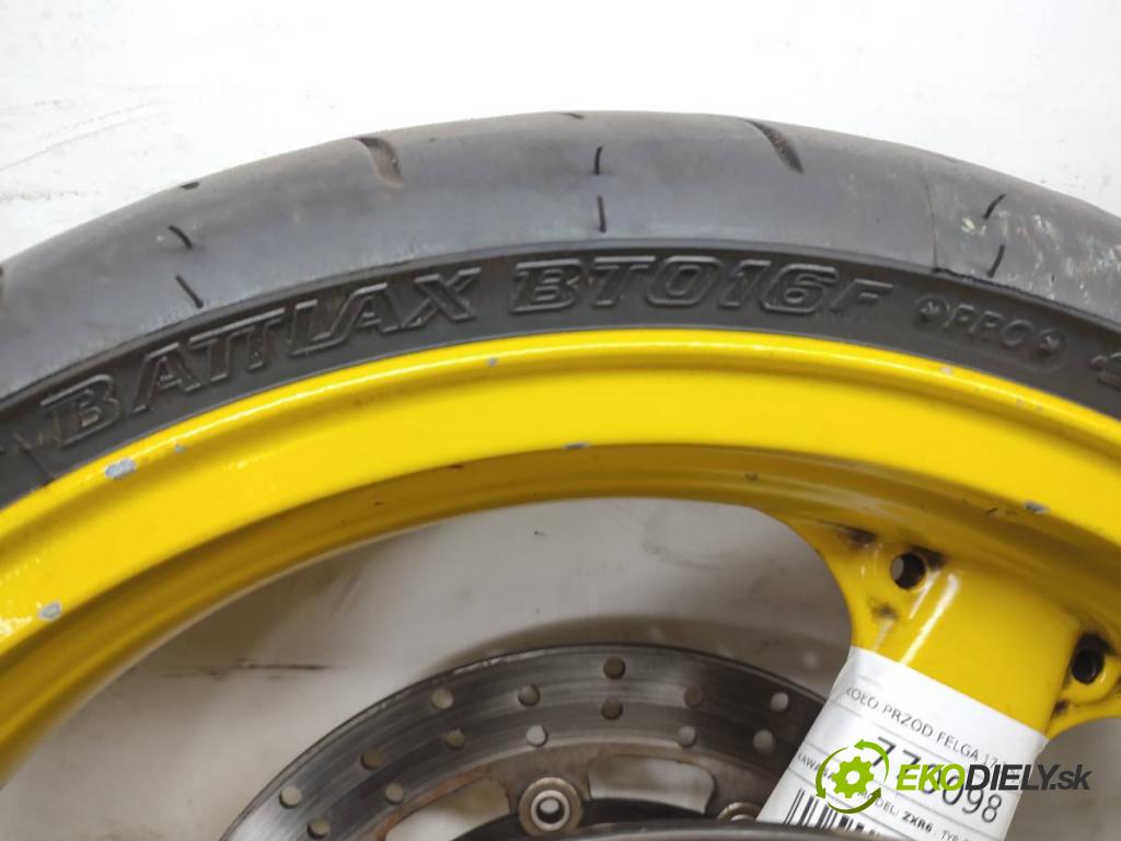 KAWASAKI ZX-6R  2001 86 kW ZX-6R 636 kolo přední část disk 17 3,5J 120/60 F-1385