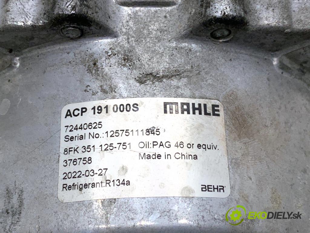 VW BORA I sedan 1999 85 kW 2.0 1984 Kompresor klimatizácie 8FK351125 (Kompresor klimatizácie)