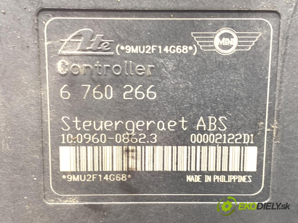 MINI R50 R53 liftback 2002 85 kW Cooper 1598 Pumpa ABS 6760266 (Pumpa ABS)